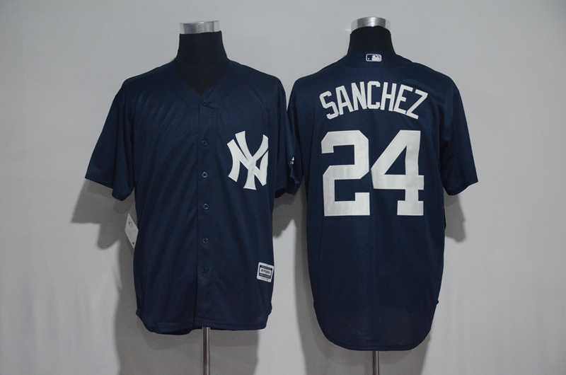 New York Yankees #24 Gary Sanchez Navy New Cool Base Stitched Jersey,We sell and wholesale New York Yankees #24 Gary Sanchez Navy New Cool Base Stitched Jersey on line form chian!